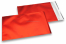 Rote Folienumschläge matt metallic farbig - 180 x 250 mm | Briefumschlaegebestellen.de