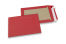 Papprückwandtaschen farbig - Rot, 162 x 229 mm | Briefumschlaegebestellen.de