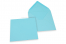Farbige Umschläge für Glückwunschkarten - Himmelblau, 155 x 155 mm | Briefumschlaegebestellen.de