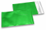 Grüne Folienumschläge matt metallic farbig - 114 x 162 mm | Briefumschlaegebestellen.de