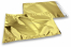 Goldene Metallic Folienumschläge - 229 x 324 mm | Briefumschlaegebestellen.de