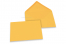Wenskaart enveloppen gekleurd - goudgeel, 114 x 162 mm | Briefumschlaegebestellen.de