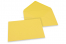 Farbige Umschläge für Glückwunschkarten - Sonnenblumengelb, 162 x 229 mm | Briefumschlaegebestellen.de