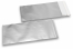 Silberne Folienumschläge matt metallic farbig - 110 x 220 mm | Briefumschlaegebestellen.de