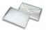 Silber Metallic glänzende Briefumschläge | Briefumschlaegebestellen.de