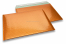 Luftpolstertaschen metallic umweltfreundlich - Orange 320 x 425 mm | Briefumschlaegebestellen.de