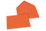  Farbige Umschläge  für Glückwunschkarten - Orange, 125 x 175 mm | Briefumschlaegebestellen.de