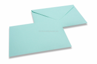Farbige Briefumschläge für Geburtskarten, babyblau, 110x110-150x150 | Briefumschlaegebestellen.de