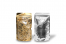 Metallic transparente Standbodenbeutel - Gold metallic, 130 x 225 x 70 mm - 500 ml | Briefumschlaegebestellen.de