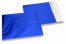 Dunkelblaue Folienumschläge matt metallic farbig - 165 x 165 mm | Briefumschlaegebestellen.de