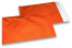 Orange Folienumschläge matt metallic farbig - 180 x 250 mm | Briefumschlaegebestellen.de