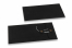Kartonverpackung mit Kordelverschluss - 110 x 220 mm, schwarz | Briefumschlaegebestellen.de