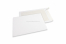 Papprückwandtaschen - 320 x 420 mm, 120 Gramm weiße Kraft-Vorderseite, 450 Gramm weiße Duplex-Rückseite, Haftklebeverschluß | Briefumschlaegebestellen.de