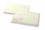Briefumschläge für Trauerkarten - Creme + Blühen | Briefumschlaegebestellen.de