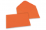  Farbige Umschläge  für Glückwunschkarten - Orange, 133 x 184 mm | Briefumschlaegebestellen.de