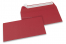 Farbige Briefumschläge Papier - Dunkelrot, 110 x 220 mm | Briefumschlaegebestellen.de