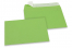 Farbige Briefumschläge Papier -  Apfelgrün, 114 x 162 mm | Briefumschlaegebestellen.de
