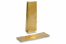 Blockbodenbeutel farbig - Gold 80 x 50 x 250 mm, 250 Gramm | Briefumschlaegebestellen.de