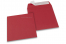 Farbige Briefumschläge Papier - Dunkelrot, 160 x 160 mm | Briefumschlaegebestellen.de
