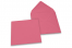  Farbige Umschläge  für Glückwunschkarten - Rosa, 155 x 155 mm | Briefumschlaegebestellen.de