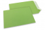 Farbige Briefumschläge Papier -  Apfelgrün, 229 x 324 mm  | Briefumschlaegebestellen.de