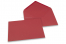  Farbige Umschläge  für Glückwunschkarten  - Dunkelrot, 162 x 229 mm | Briefumschlaegebestellen.de