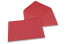   Farbige Umschläge  für Glückwunschkarten - Rot, 162 x 229 mm | Briefumschlaegebestellen.de