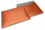 Luftpolstertaschen matt metallic umweltfreundlich - Orange 320 x 425 mm | Briefumschlaegebestellen.de
