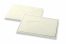 Briefumschläge für Trauerkarten - Creme + Doppelkante | Briefumschlaegebestellen.de