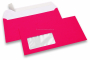 Neon Briefumschläge - Pink, mit Fenster 45 x 90 mm, Fensterposition 20 mm von der Linkerseite und 15 mm von unten