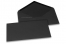 Farbige Umschläge  für Glückwunschkarten - Schwarz, 110 x 220 mm | Briefumschlaegebestellen.de