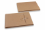 Kartonverpackung mit Kordelverschluss - 162 x 229 x 25 mm, braun | Briefumschlaegebestellen.de