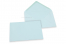  Farbige Umschläge  für Glückwunschkarten - Hellblau, 114 x 162 mm | Briefumschlaegebestellen.de
