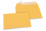 Farbige Briefumschläge Papier - Goldgelb, 114 x 162 mm | Briefumschlaegebestellen.de