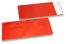 Rote Folienumschläge matt metallic farbig - 110 x 220 mm | Briefumschlaegebestellen.de