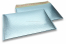 Luftpolstertaschen metallic umweltfreundlich - Eisblau 320 x 425 mm | Briefumschlaegebestellen.de