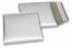 Luftpolstertaschen matt metallic umweltfreundlich - Silber 165 x 165 mm | Briefumschlaegebestellen.de