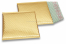 Luftpolstertaschen metallic umweltfreundlich - Gold 165 x 165 mm | Briefumschlaegebestellen.de