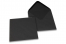  Farbige Umschläge  für Glückwunschkarten - Schwarz, 155 x 155 mm | Briefumschlaegebestellen.de
