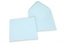  Farbige Umschläge  für Glückwunschkarten  - Hellblau 155 x 155 mm | Briefumschlaegebestellen.de