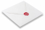 Lacksiegel - Herz auf Umschlag | Briefumschlaegebestellen.de