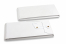 Kartonverpackung mit Kordelverschluss - 110 x 220 x 25 mm, weiß | Briefumschlaegebestellen.de