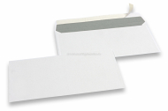 Briefumschläge Standard weiß, 110 x 220 mm (DL), 80 Gramm, haftklebeverschluß, Gewicht pro Stück ca. 4 Gr. | Briefumschlaegebestellen.de