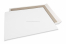 Papprückwandtaschen - 550 x 700 mm, 120 Gramm weiße Kraft-Vorderseite, 700 Gramm graue Duplex-Rückseite, ungummiert / kein Haftklebeverschluß | Briefumschlaegebestellen.de