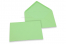 Farbige Umschläge  für Glückwunschkarten - Hellgrün, 114 x162 mm | Briefumschlaegebestellen.de