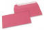 Farbige Briefumschläge Papier - Rosa, 110 x 220 mm | Briefumschlaegebestellen.de