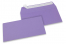Farbige Briefumschläge Papier - Violett, 110 x 220 mm | Briefumschlaegebestellen.de