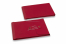 Kartonverpackung mit Kordelverschluss - 114 x 162 x 25 mm, rot | Briefumschlaegebestellen.de