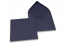  Farbige Umschläge  für Glückwunschkarten  - Dunkelblau, 155 x 155 mm | Briefumschlaegebestellen.de
