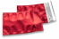 Rote Metallic Folienumschläge - 114 x 162 mm | Briefumschlaegebestellen.de